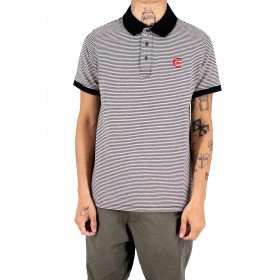 Polo marinière manches courtes polo marinière Cerruti 1881
