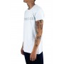 Short-sleeved T-shirt with simple writing