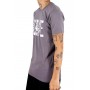 Impressão de verão em torno do pescoço de manga curta t-shirt