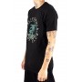 Camiseta de manga corta de cuello redondo de impresión de verano