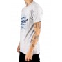 Impressão de verão em torno do pescoço de manga curta t-shirt