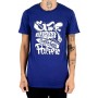 Camiseta de manga corta de cuello redondo de impresión de verano