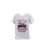 T-shirt curto curto da luva da criança do verão