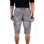 Short cargo denim uni