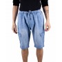 Bermudas avec poches denim uni