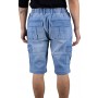 Short cargo denim uni