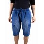 Bermuda com unidos denim bolsos