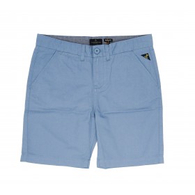 short chino bleu denim