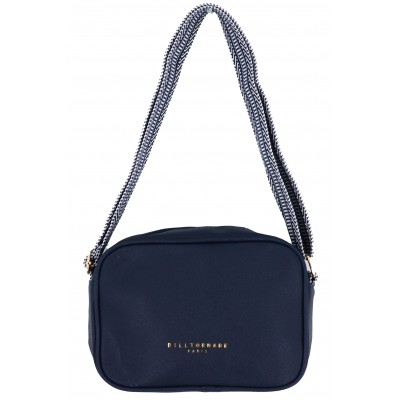 Bolsa de ombro contrastante