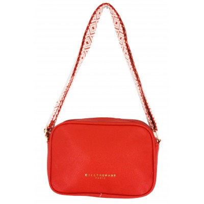 Bolso de hombro en contraste