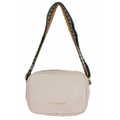 Bolsa de ombro contrastante