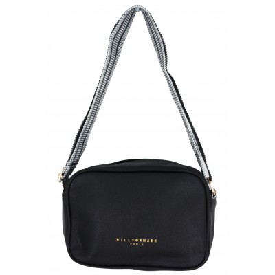Bolsa de ombro contrastante