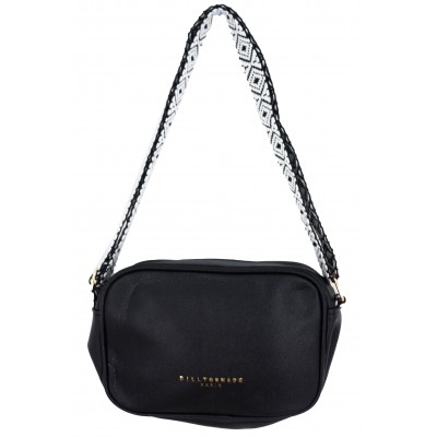 Bolsa de ombro contrastante