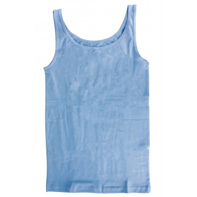 pack of 6 wide strap tank tops in colour