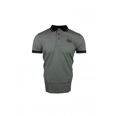 Grafisches Kurzarm-Poloshirt