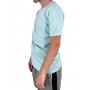 Camiseta de manga corta neón redondo cuello redondo
