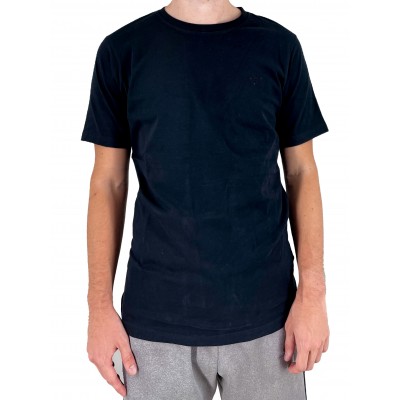 T-shirt de manga curta Neon em torno do pescoço