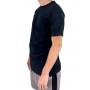 Camiseta de manga corta neón redondo cuello redondo