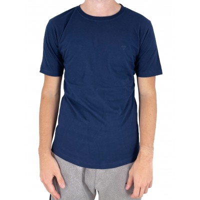 Camiseta de manga corta neón redondo cuello redondo