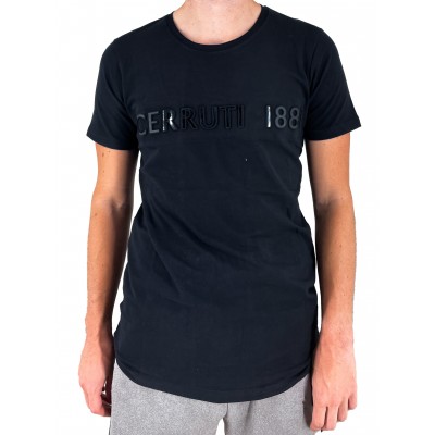 T-shirt manches courtes col rond écriture 3D