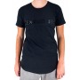 T-shirt manches courtes col rond écriture 3D