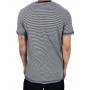 Camiseta de manga corta Cuello redondo Marinière Logotipo bordado