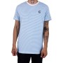 Camiseta de manga corta Cuello redondo Marinière Logotipo bordado