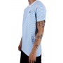 Camiseta de manga corta Cuello redondo Marinière Logotipo bordado