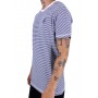 Camiseta de manga corta Cuello redondo Marinière Logotipo bordado