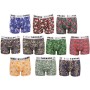 Set mit 10 Mikrofaser-Boxershorts