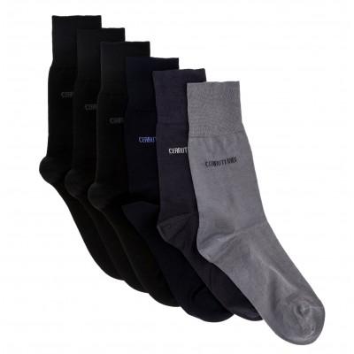 Lot de 6 paires de chaussettes de ville en coton