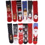 12 paires de chaussettes Noël en coton unisexe