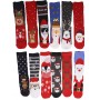 Pack of 12 pairs of Christmas socks