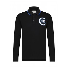 Polo liseret manches longues uni Polo liseret manches longues uni