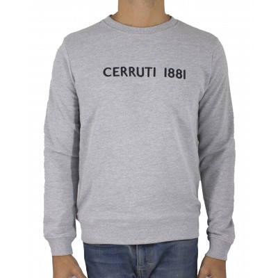 Embroidered round neck sweatshirt