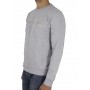 Sweat-shirt col rond imprimé or/argent