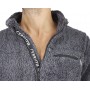 Chaqueta con cremallera fluffy vellón