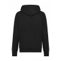 Fleece-sweatshirt mit reißverschluss mit kapuze
