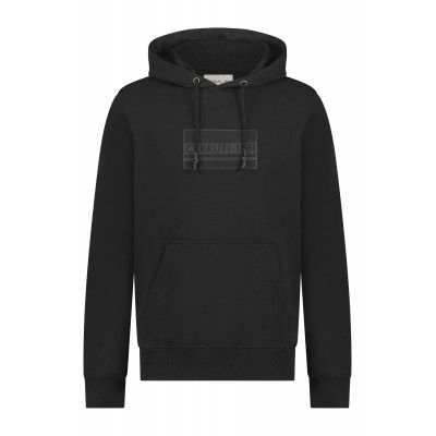 Sweat-shirt à capuche cerruti noir giocoso