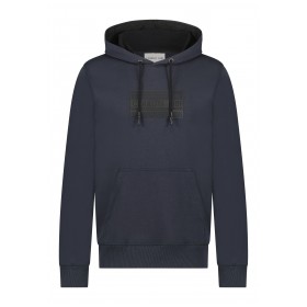 Sweat-shirt à capuche cerruti bleu giocoso