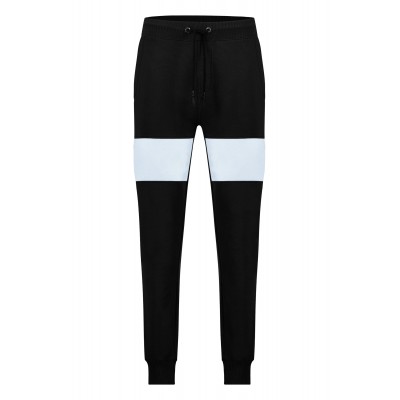 Pantalon de jogging avec poche bicolore MONTAIONE noir