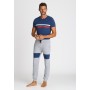 Pantalon de jogging bicolore