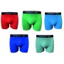 Lot de 5 boxers unis