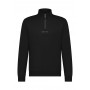 pull demi zip cerruti mezzo noir