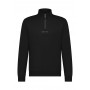 pull demi zip cerruti mezzo noir