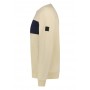 Sudadera con cuello redondo con cinta
