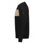 Sudadera con cuello redondo con cinta