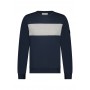 Round neck sweatshirt with tape