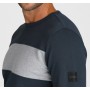 Sudadera con cuello redondo con cinta
