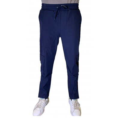 Pantalon Cargo bleu marine